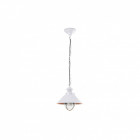 Suspension de jardin blanche nautica 1 ampoule