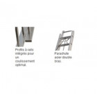 Echelle coulissante 2 plans 5.95 m, CENT170412
