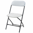 Chaise pliante plastique et métal