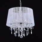 Chandelier chromé elegance 5 ampoules 108 cm