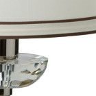 Chandelier chromé elegance 8 ampoules 151 cm