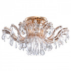 Chandelier doré crystal 6 ampoules 40 cm Chandelier doré crystal 6 ampoules 40 cm