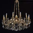 Chandelier laiton classic 12 ampoules 240 cm