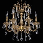 Chandelier laiton classic 6 ampoules 95 cm