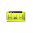 Chargeur 36v ryobi - 3.0ah - 3 ports - ry36c3pa