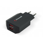 Adaptateur secteur CROSSCALL Double USB 2.1Ah - CS2.PE.NR0EU