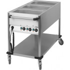 Chariot bain-marie à eau 3 x gn 1/1 ccbm3v