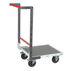 Chariot FLATPACK™ dossier fixe 550 x 500 mm plateau tôle roues CC 250 kg - 804720310