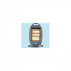 Chauffage infrarouge oscillant 1200w niklas maxi 3 niveaux de chauffe chauffage d'appoint sécurité anti basculement