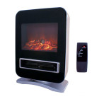 Cheminée electrique oscillante Niklas 2000W RADAR avec effet flammes.Chauffage d'appoint 2 positions corps ABS.