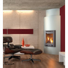 Ensemble insert et habillage inox moderne en angle pharo c 7,5 kw