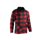 Chemise de travail matelassée épaisse lma erable rouge/noir - Taille au choix