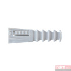 Sachet de 40 chevilles R5 grises sans collerette - 9040