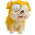 Chien paille solaire 2 leds 7x10x10cm