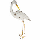 Cigogne métal tourne la tête 35 x 9 x 74 cm