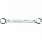 Clé polygonale double, droite, acier au chrome-vanadium 31CrV3, Cote s/plats : 10 x 13 mm, Long. 149 mm