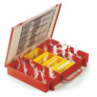 Mallette de bagues pour paumelles menuiserie boisCLEMENSON INDUSTRIE MALLETTE BAGUES