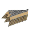 Pointes en bande 34° 3.1x90 Annelées Acier Tête en D - Sans gaz - Boite de 2200 clous - ARCA - SPB343190RS