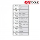 Coffret de 95 embouts ks tools 1/4" - 6,35 mm - 911.2026