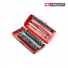 Coffret facom 31 pièces avec cliquet porte-embout