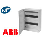 Coffret modulaire 36 modules 2 rangées avec porte opaque ABB