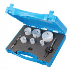 Coffret plombier scies-cloches bi-métal 9 pcs - 19 - 57 mm