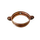 Collier de fixation Cuivre 7/10ème pour descente d'eau pluviales ronde - Ø100 - CUIVRE - COL100-CUIVRE - LaBoitaÔ