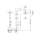Colonne de douche thermostatique deluxe 86cr689 (livraison gratuite)