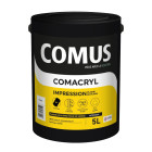 Comacryl impression 5l - impression acrylique blanche en phase aqueuse - comus