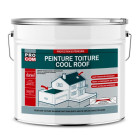 Cool roof - peinture toiture anti chaleur, peinture blanche réfléchissante procom blanc - Conditionnement au choix