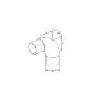 Coude arrondi inox a2