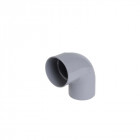 Coude pvc nicoll - 87°30 - diamètre 40 - mâle-femelle - à coller -57011t