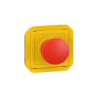 Coup de poing d'urgence plexo composable gris/jaune (069547l)