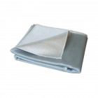 Couverture anti feu protection 1200° - 2 x 1m - fibre de silice matière textile ignifugée