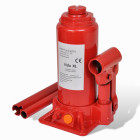 Cric bouteille hydraulique 5 tonnes rouge outils garage atelier bricolage Helloshop26 3402038