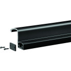 Profil poignée de tirage interne 2500 mm GROOM pour GRS300 - Noir 9005 - GRS398005