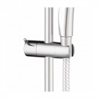 Curseur coulisse chromé pour barre de douche diamètre 18 mm