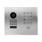 Portier vidéo ip avec 1 bouton d'appel et clavier à code - encastrable - doorbird d1101kh eau salée