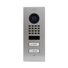 Portier vidéo ip avec détecteur de mouvement 2 sonnettes - doorbird d1102v inox eau salée - encastrable