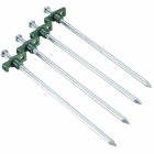 Lot de 4 piquets avec tête à crochet longs de 25 cm