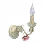 Applique murale blanche flora 1 ampoule 17 cm