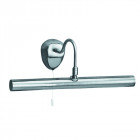 Applique de tableau argent satiné 2 ampoules