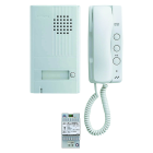 Kit portier audio 2 fils intégral combiné, platine aluminium saillie 22 mm avec 2ème bouton de commande - AIPHONE - DA1AS