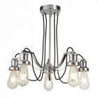 Plafonnier olivia, chrome, 5 ampoules