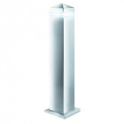 Borne carrée 45 cm led outdoor, en acier inoxydable et polycarbonate