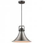 Suspension nickel satiné clacton 1 lumières Suspension nickel satiné clacton 1 lumières