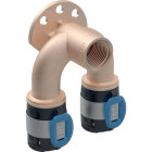 Applique double 90° FlowFit - DN. 12 / 15 - Ø 16 + Ø 20 mm - Rp. 1/2'' - GEBERIT - 620.831.00.1