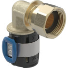 Coude raccord 90° FlowFit avec écrou de serrage - DN 20 / 25 - Ø 25 mm x G 1'' - GEBERIT - 620.694.00.1