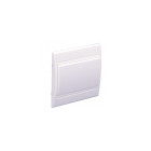 Debflex - lot de 4 interrupteur va et vient blanc polaire diamant