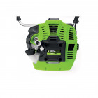 Debroussailleuse thermique vito 52cm3 moteur 2 temps 1500w largeur coupe 25.5 cm + tete auto avec fil + lame 3 dents + gilet